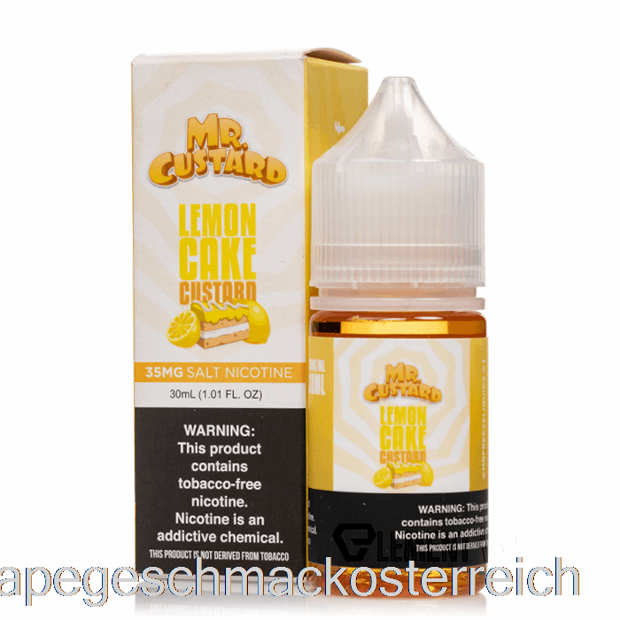Zitronenkuchen-Pudding – Mr. Custard-Salze – 30 Ml, 35 Mg Vape-Geschmack